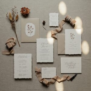 Kit Papelería Creativa Personalizada - Evento Básico (10 Invitados)